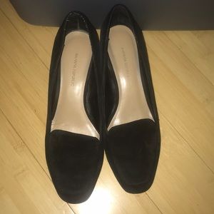 Black Suade Heels